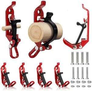 Mezchi Shovel Mount for Truck & Roof Rack, 4 Pack Metal Quick Fist Clamps, Heavy-Duty Shovel Holder with Wall Mounting Brackets Kit, Overland Vehicle Accessories