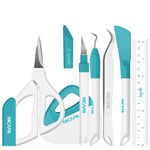 Nicapa Basic Tool Set Craft Weeding Vinyl Cardstock Crafting Tools Kit for Cricut/Silhouette/Siser/Oracal 631 651 751 Vinyl