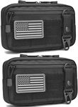 2 Pack Tactical Molle Admin Pouch w