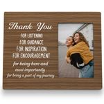 FLDAS Thank You for Listening Picture Frame 8x10, Thank You Gifts, Appreciation Gifts for Teachers Coworkers Women Friends, Going Away Farewell Gifts for Boss, Thank You for Being Here Photo Frame