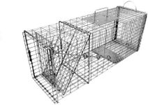 Tomahawk Live Trap - Model 608 - Original Series Rigid Live Trap with one Trap Door and Easy Release Door - 32x10x12 for Raccoon, Feral Cat, Badger, Woodchuck, Armadillo Sized Animals