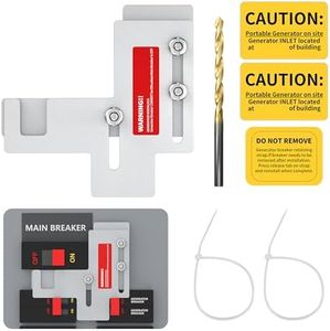 Generator Interlock Kit Compatible with Siemens or Murray 150 Amp or 200 Amp Panels, Interlock Kit with 7/8 to 1 1/4 Inch Spacing Between Main and Branch Breaker