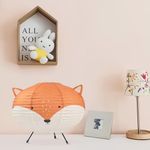 YY YEARCHY Table Lamp Paper Lamp Standing Lamps with Rice Paper Shade for Bedroom Livingroom(Fox)