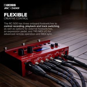 BOSS RC-500 Loop Station Pedal – Dual Track, Effects, USB