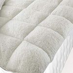 Fine Linens Luxury Super Soft Warm Teddy Fleece Mattress Topper Enhancer Bedding 3 (Double Size), Polyester