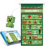 Minecraft Advent Calendar 2023 | Christmas Countdown Calendar for Kids | Wall Hanger Only | NO GIFTS INCLUDED | Create Your Own Gaming Countdown