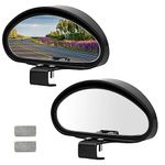 Pagezol 2pcs Rear View Mirror,150 X 55mm Learner Driving Instructor Mirror,Adjustable Car Interior Rearview Mirror,Car Examiner Mirror for Learner Driving Instructor