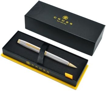 Free Engraving Luxury Pen Cross Coventry Ballpoint Laser Engraving Personlisation Customisation Unique Gift With Gift Box & Gift Bag (Silver & Gold)