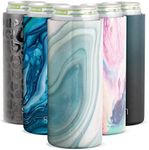 Simple Modern Skinny Can Cooler | Slim Insulated Stainless Steel Drink Sleeve Holder | Insulate Seltzer, Soda, Beer, Energy Drinks | Women Her | Ranger Collection | Slim 12oz | Ocean Quartz