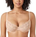 DELIMIRA Women's Balconette Bra Plu