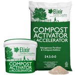 Elixir Gardens Compost Activator & Accelerator/Compost Maker 4.5-0-0 Various Sizes 250g-25kg | 250g Bag | Treats 2sqm