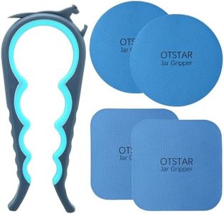 Otstar Jar Opener with Gripper Pads for Weak Hands, Seniors with Arthritis
