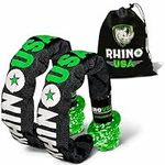 Rhino USA Synthetic Soft Shackles (1/2" 2-Pack Green)