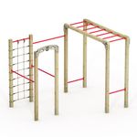 Wickey Fitness Equipment - Fit Base 820 - Outdoor Gym, Gym for Home, Climbing and Sports for Teenagers and Adults in the Garden with Pull-Up Bar