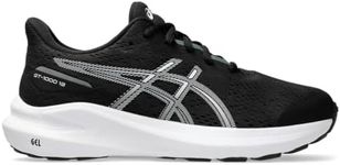 ASICS Kid's GT-1000 13 Grade School Running Shoes, 6, Black/White