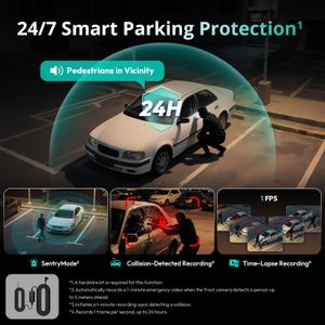 BOTSLAB 3K 4-Channel Dash Cam – Ultra HD Car Camera Recorder