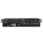 MIZISNR Graphic Equalizer 15-Band Stereo EQ for Home Audio, Dual Channel Professional DJ Equalizer, Noise Reduction 1U Rack Mount (EQ-215)