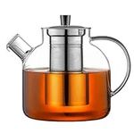 1500ml(52oz) Glass Teapot with Remo