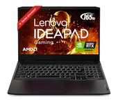 Lenovo IdeaPad Gaming 3 AMD Ryzen 7 5800H 15.6" (39.62cm) FHD IPS Gaming Laptop (16GB/512GB SSD/6GB NVIDIA RTX 3060/165Hz/Win 11/Office 2021/Backlit/3months Game Pass/Shadow Black/2.25Kg), 82K201UNIN