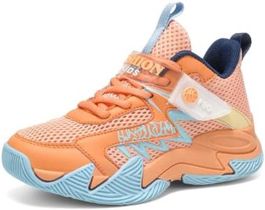 Unisex Kids Basketball Shoes Boys Girls Fashion Athletic Sneakers