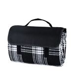 True Fabrications 6799 Dine Picnic Blanket, Black