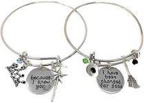 Theatre Nerds Wicked Charm Friendship Bracelet Set - For Broadway Musical Fans, 10 inch, Metal