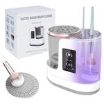 Swavia 3-in-1 Electric Makeup Brush Cleaner & Dryer | USB Automatic Rotating Cosmetic Brush Cleaning Machine with Holder | Deep Clean for All Brush Sizes & Sponges | Time-Saving Beauty Tool