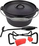 Pre-Seasoned Cast Iron Camp Dutch O