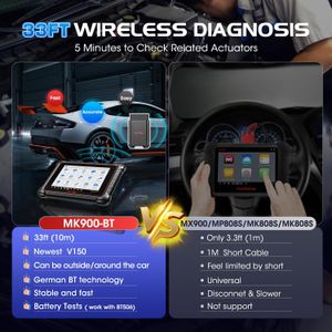 Autel MaxiCOM MK900BT OBD2 Scanner – Wireless Diagnostic Tool