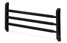 Camco 43976 RV Screen Door Push Bar, Black - Adds Strength and Stability to Your Screen Door - Prevents Torn Screens