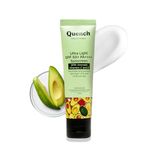 Quench Vitamin E Ultra Light SPF 50+ PA++++ Sunscreen for Glowing Skin, Non-Greasy and Non-Sticky, No White Cast, UVA & UVB Protection, Made in Korea, For Women & Men (50ml)