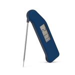 Thermapen Classic Meat Thermometer — Fast 3s Readings, Water-Resistant Food Probe for Meat, Sugar, BBQ, Baking & Oil. Accurate Digital Folding Food Thermometer Probe. Made in the UK. (Nautical Blue)
