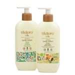 Tikitoro Kids Body Combo Pack100% Vegan with Nourishing Body Wash & Soothing Body Lotion, No Parabens & Sulphates, Gift Combo Pack (Age: 4+) (300 ml x 2)