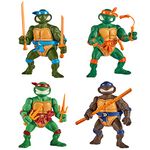 Teenage Mutant Ninja Turtles: Classic 4" Turtles 4-Pack Figure Bundle by Playmates Toys