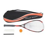 Sports Beginner Squash Racquet,Carbon Lightweight Squash Racket for Gym Park School (Roseate)