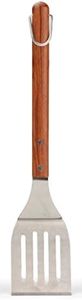 RSVP International Endurance BBQ Grill Spatula Flipper, 18" | Flip Burgers & Other Food w/ Long Handle that Keeps Hands Safe from Fire | Made from Stainless Steel & Rosewood