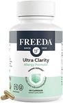 Freeda Natural Allergy Relief with Quercetin, Bromelain & Nettle Leaf - Kosher Certified and Vegan - Antihistamine Decongestant Sinusitis Treatment - Histamine Block Natural Allergy Relief for Adults