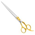 HASHIMOTO Dog Scissors for Grooming, Straight Dog Shears, 8.0 inch for Large Dog Trimming, Light Weight, Balanced, Ergonomically Designed for Professional Pet Groomers or Family DIY Use.