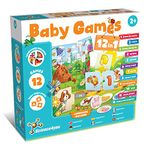 Science4you 3948 Animal 12 in 1 Children's Games-12 Family Board Kids, Educational Games Shapes, Numbers, Puzzles, Toys, Gifts for 2+ Year Olds Girls and Boys