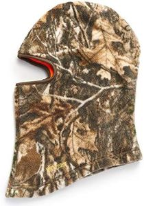 Hot Shot Men’s Camo Reversible Wolf Balaclava – Realtree Edge/Blaze Orange Hunting Facemask Outdoor