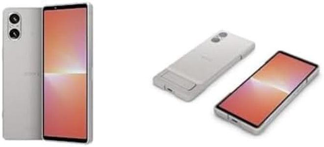 Sony Xperia 5 V - Smartphone Android, Téléphone Portable - Ecran 6.5 Pouces 21:9 CinemaWide 4K HDR OLED Etui pour Xperia 5 V - Argent