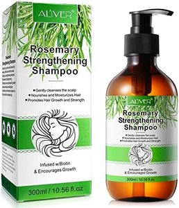 Shampoo al Rosmarino per Capelli 300ML Shampoo Anticaduta Capelli Nutrimento del Cuoio Capelluto, Stimola la Crescita dei Capelli per Capelli da Normali a Grassi