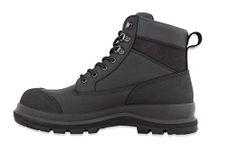 Carhartt Men's Detroit Rugged Flex S3 6 Inch Safety Boot, Black, 43