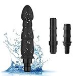 Massage Gun Heads,BQSHX 2 Pcs Fascia Gun Tip Attachment Adaptor,Applicators Replacement Attachment,Deep Tissue Percussion Massage Heads for Deep Tissue Muscle Relaxation (2 Pcs Black Small Head)