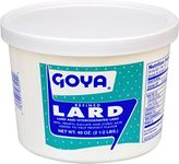 Goya Manteca Refined Lard, 2.5 Pound