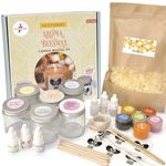 Kalakaram DIY Aroma Beeswax Candle Making Kit - Craft 6 Exquisite Aroma Beeswax candles Using 100% Pure Beeswax Pellets and Personlise them with Lavender, Strawberry, Green Apple, Cocoa, Lemongrass, and Candy fragrances. DIY Kit for Kids, Activity Kit for Kids