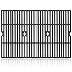 Uniflasy Cast Iron Cooking Grid Grates for Charbroil Advantage 463343015, 463344015, 463344116, Kenmore, Broil King and Others Gas Grill Models, G467-0002-W1, 16 15/16 Inches, Set of 3