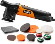 AUTIWOZ W02 Dual Action Car Buffer Polisher,2/3Inch Small Polisher Kit,630W Random Orbital Polishing Machine,6 Variable Speeds 2500-7000RPM,3m Cord for Car Detailing and Spot Repair