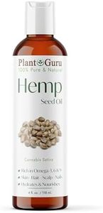 Hemp Seed Oil 4 oz. Virgin, Unrefined 100% Raw Pure Natural - Skin, Body and Hair Moisturizer. Works for Massage, Acne, & More!