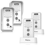 Wireless Intercom Doorbell Chime for Home Intercomunicador (2T2 White)